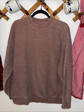 Women’s Crewneck Sweater - Brown